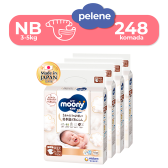 MOONY NATURAL / LOW IRRITATION Moony  Natural / Low Irritation Newborn pelene MegaBox
