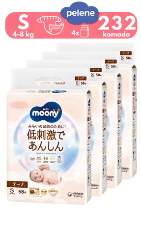 Moony  Natural / Low Irritation S pelene MegaBox 3016
