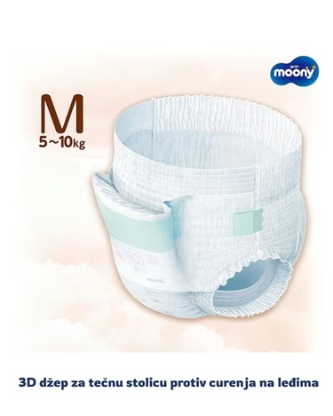 Gaćice Moony Natural / Low Irritation M 1178