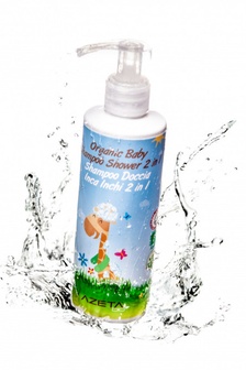 Azeta Bio Organska uljana šampon/kupka za bebe 2u1 (0m+) 500 ml
